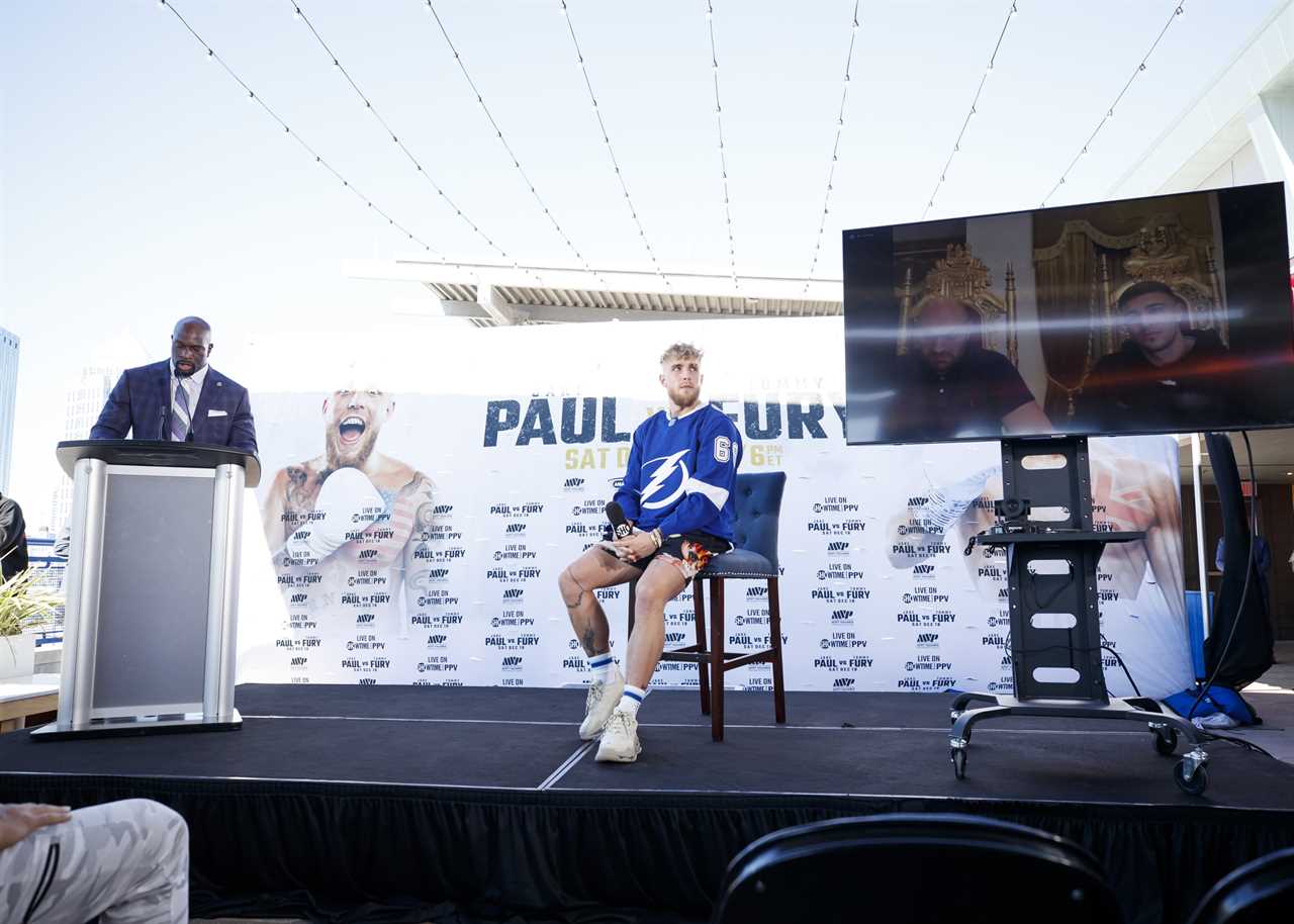 Tyson Fury warns Tommy that Tommy must fly to a foreign country if he fails Jake Paul's challenge and 'ain’t coming home'
