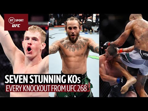 SIXTEEN stunning KOs from UFC 268 featuring Ian Garry and Chito Vera, plus many more!