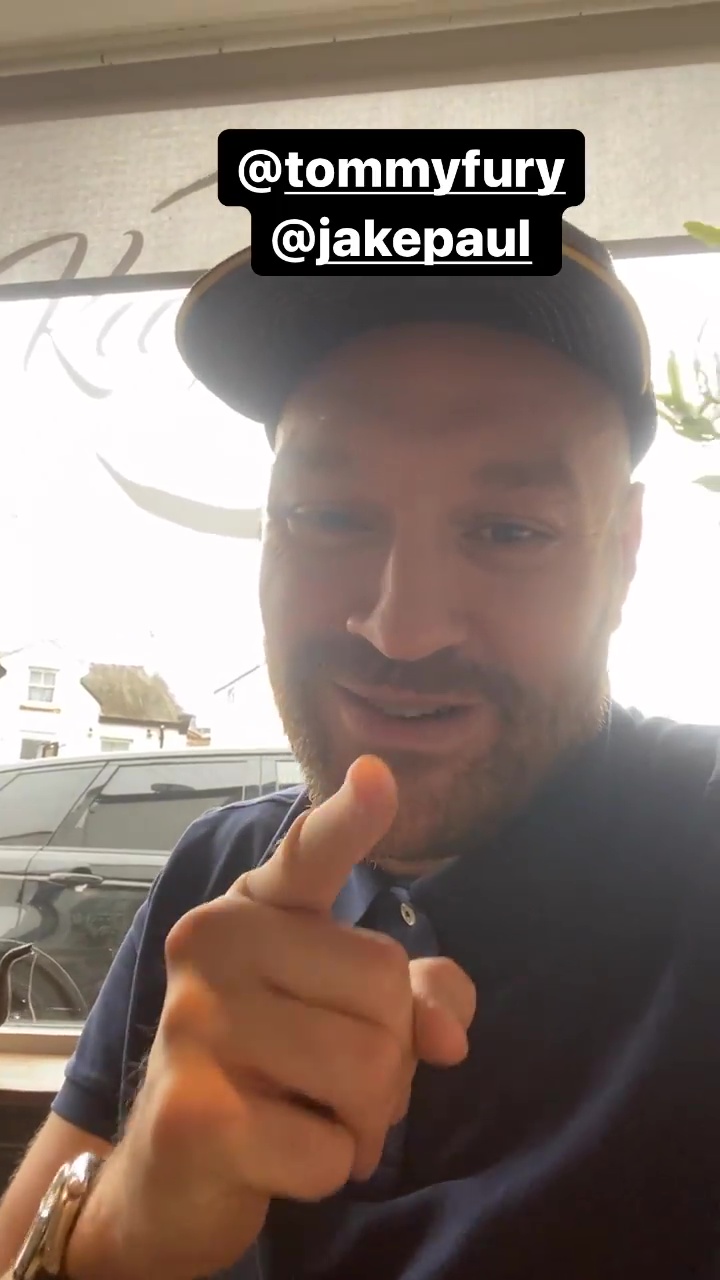 Tyson Fury trains Tommy, Jake Paul's brother, before he dances in his underwear for the camera
