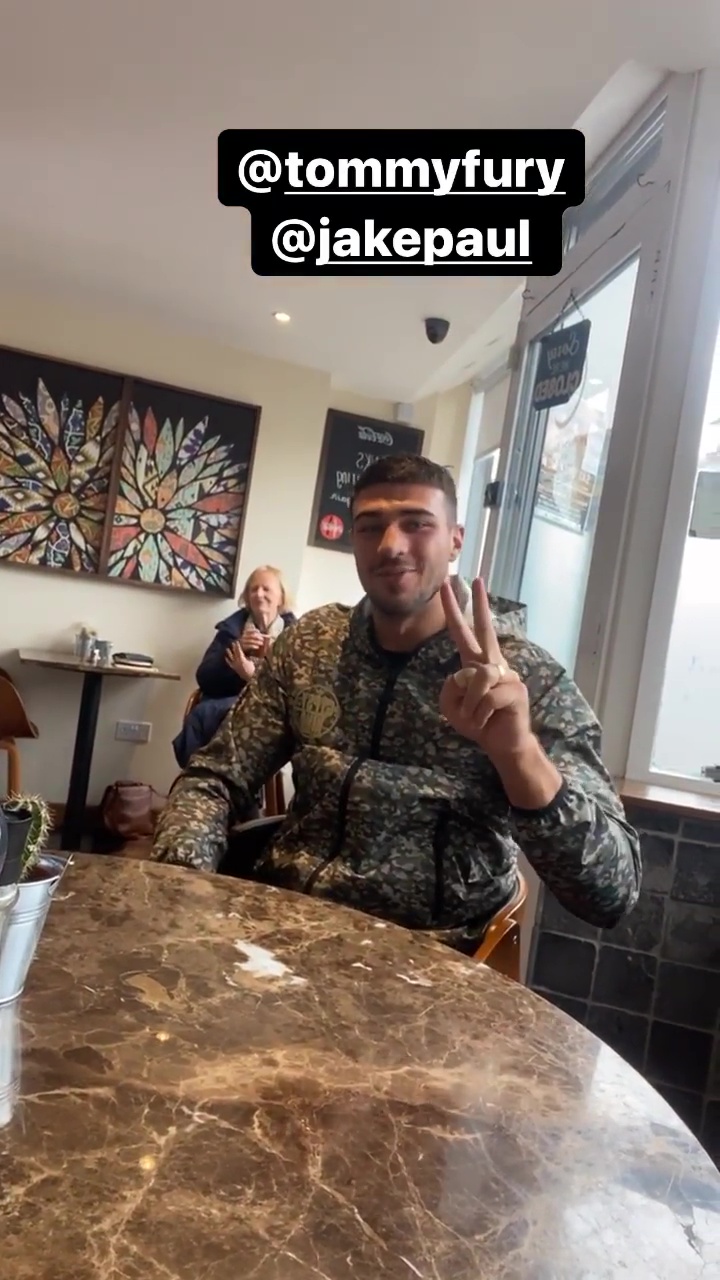 Tyson Fury trains Tommy, Jake Paul's brother, before he dances in his underwear for the camera