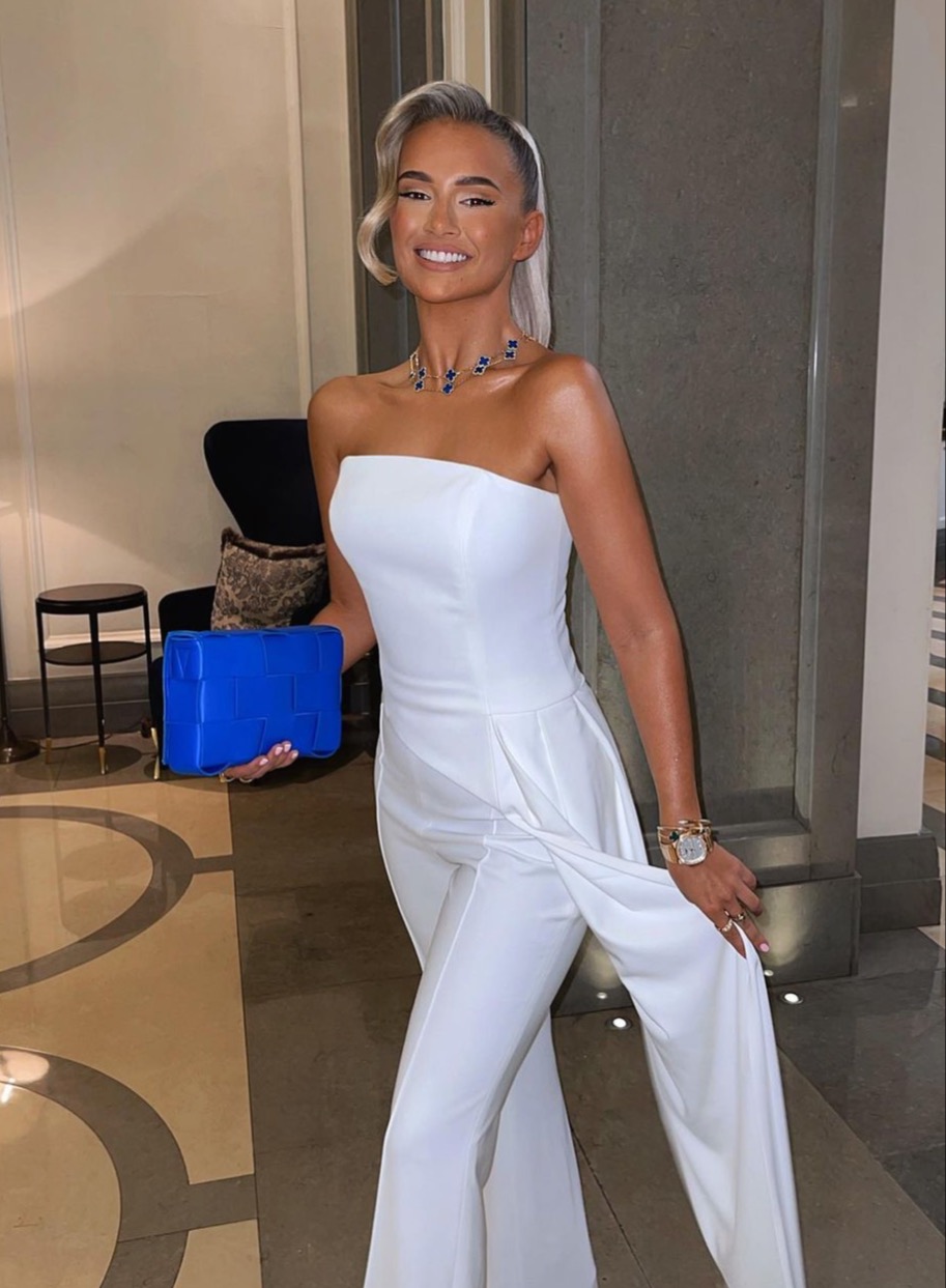 Julia Rose, Jake Paul's girlfriend, challenges Tommy Fury's Love Island star Molly-Mae Hague in MUD WRESTLE