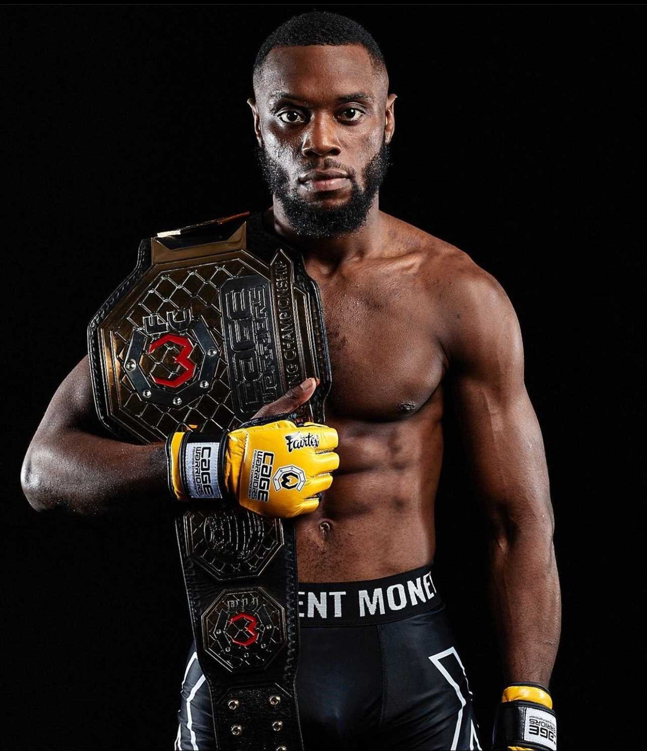 Dominique Wooding confesses that he felt very lost before he won the title of Cage Warriors.