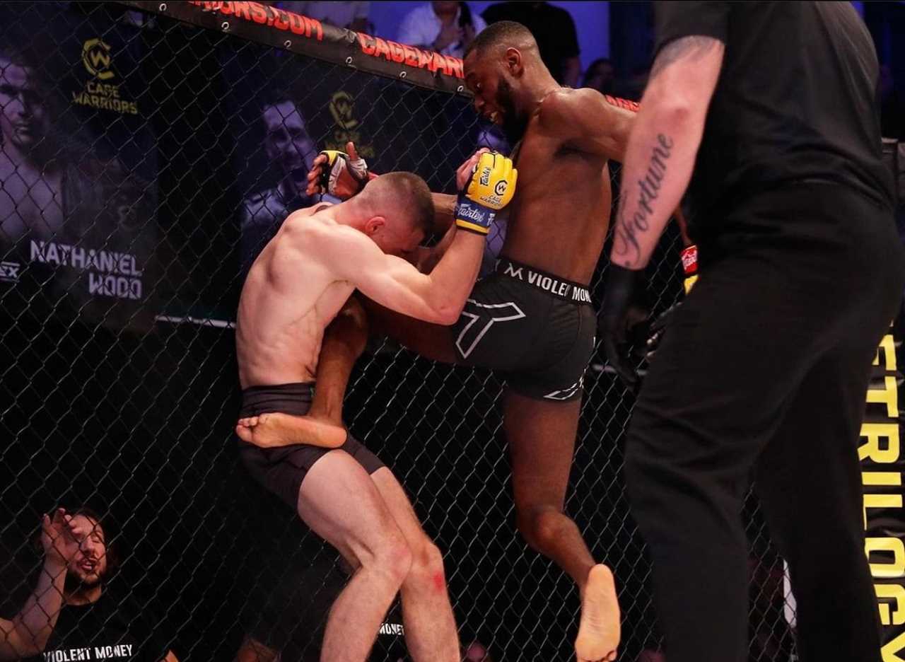 Dominique Wooding confesses that he felt very lost before he won the title of Cage Warriors.