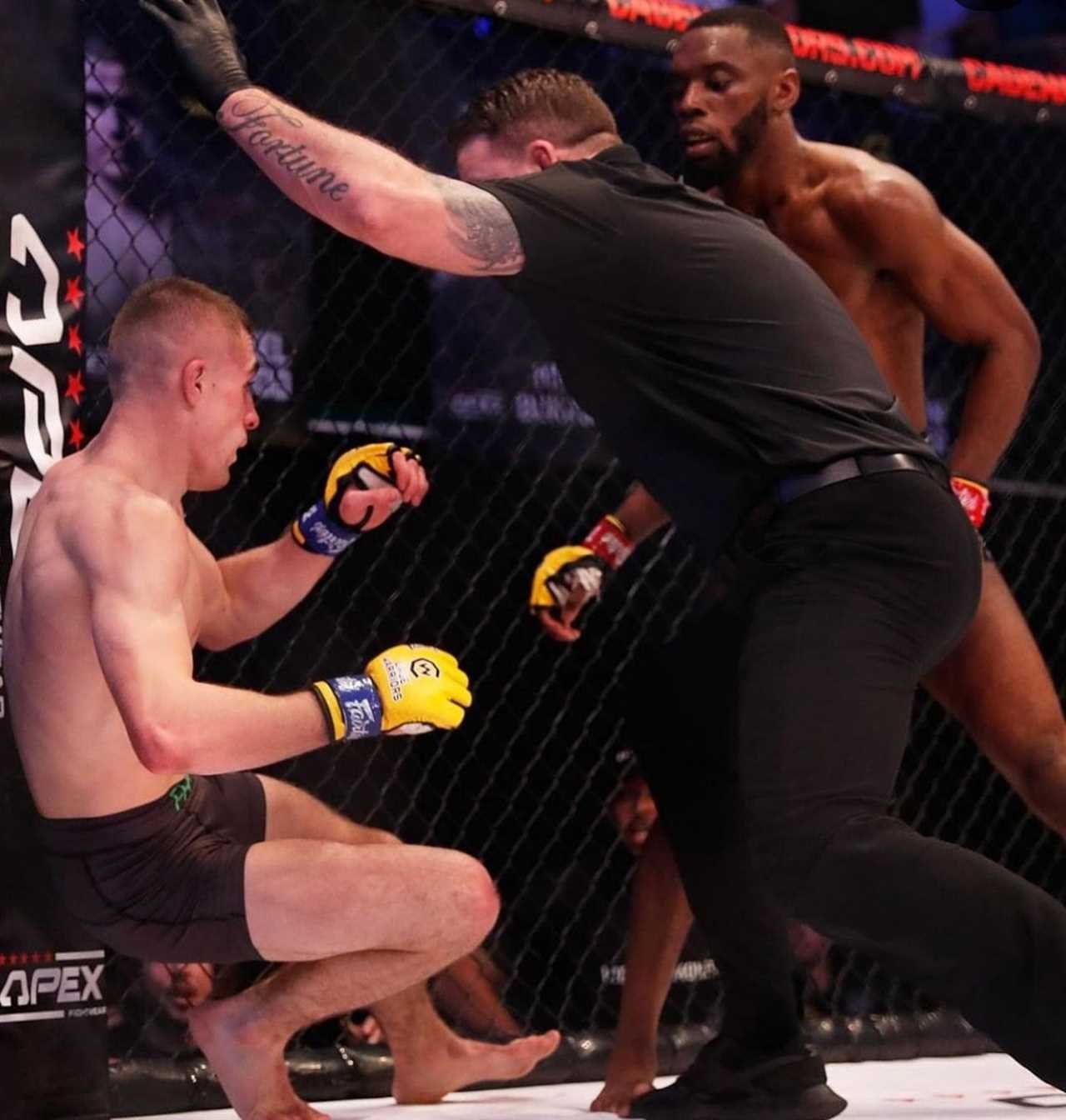 Dominique Wooding confesses that he felt very lost before he won the title of Cage Warriors.
