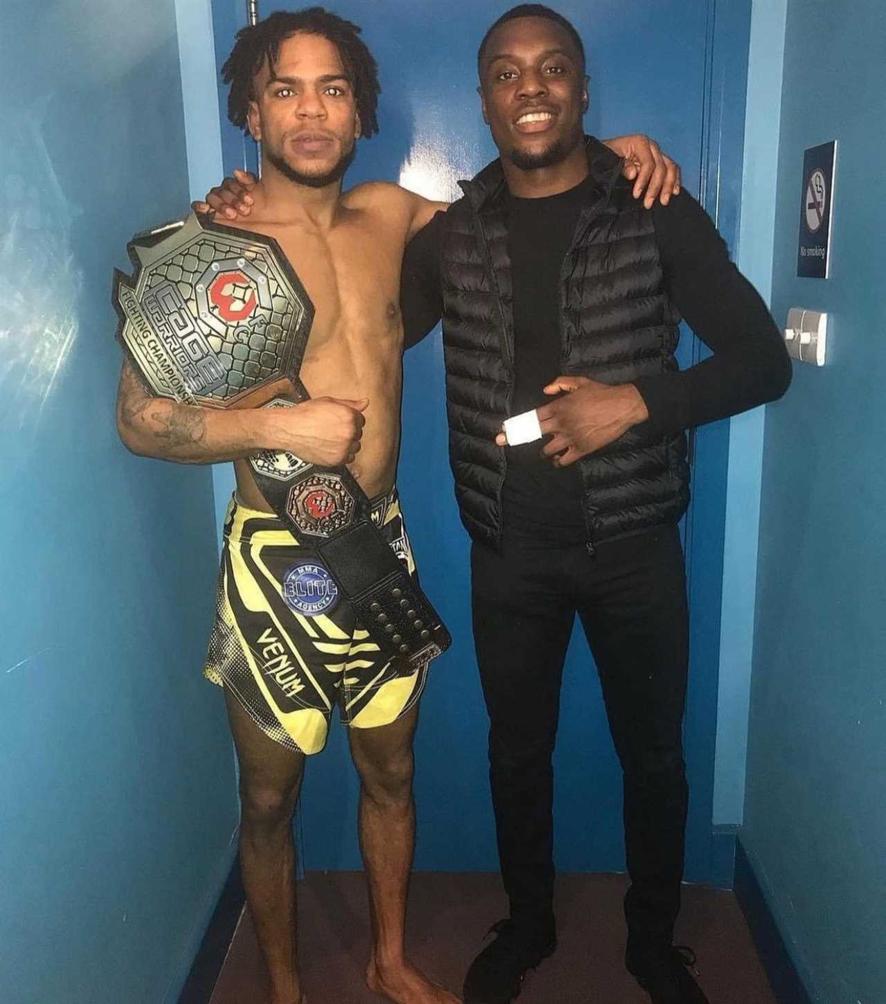 Dominique Wooding confesses that he felt very lost before he won the title of Cage Warriors.