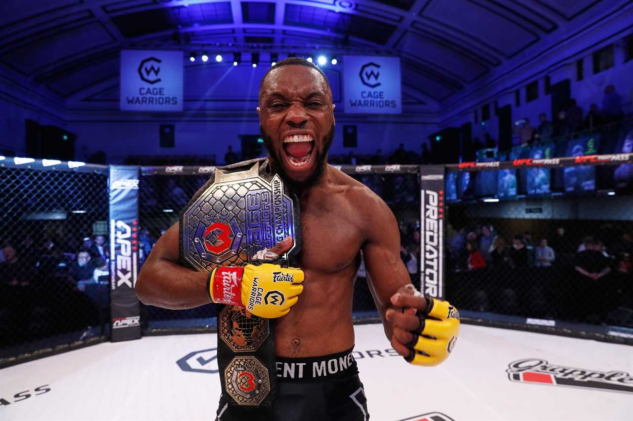 Dominique Wooding confesses that he felt very lost before he won the title of Cage Warriors.