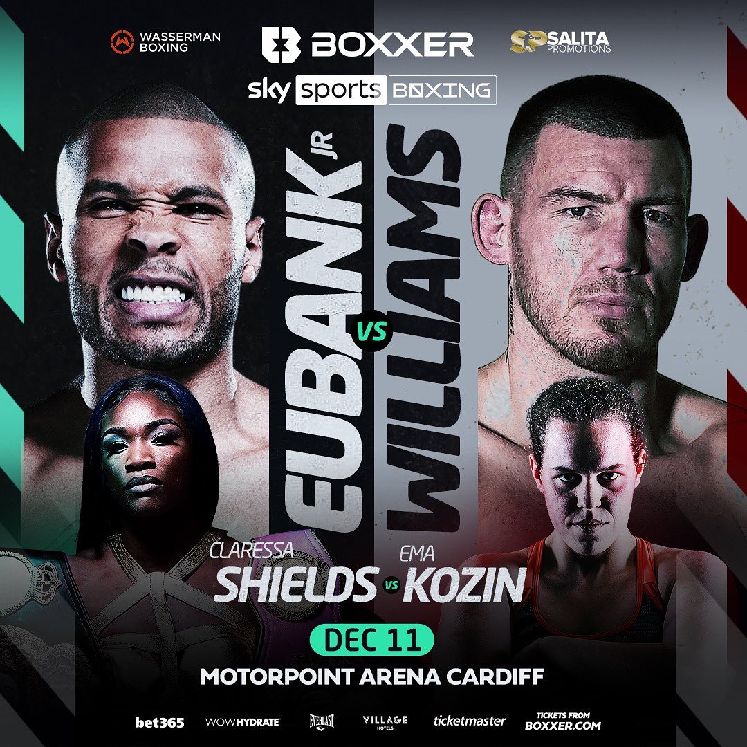 Chris Eubank Jr. vs Liam Williams CONFIRMED December 11, with bitter British rivals to settle the score in Cardiff