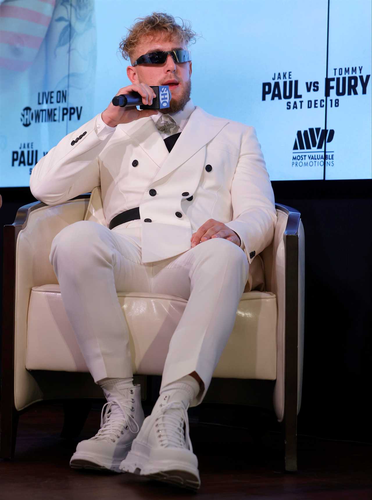 Tyson Fury likens Jake Paul and roadkill to Tommy as he puts him through grueling roadside workouts