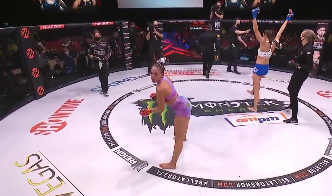After a split decision win over Taylor Turner, Valerie Loureda, MMA star, TWERKS in Bellator 271's cage