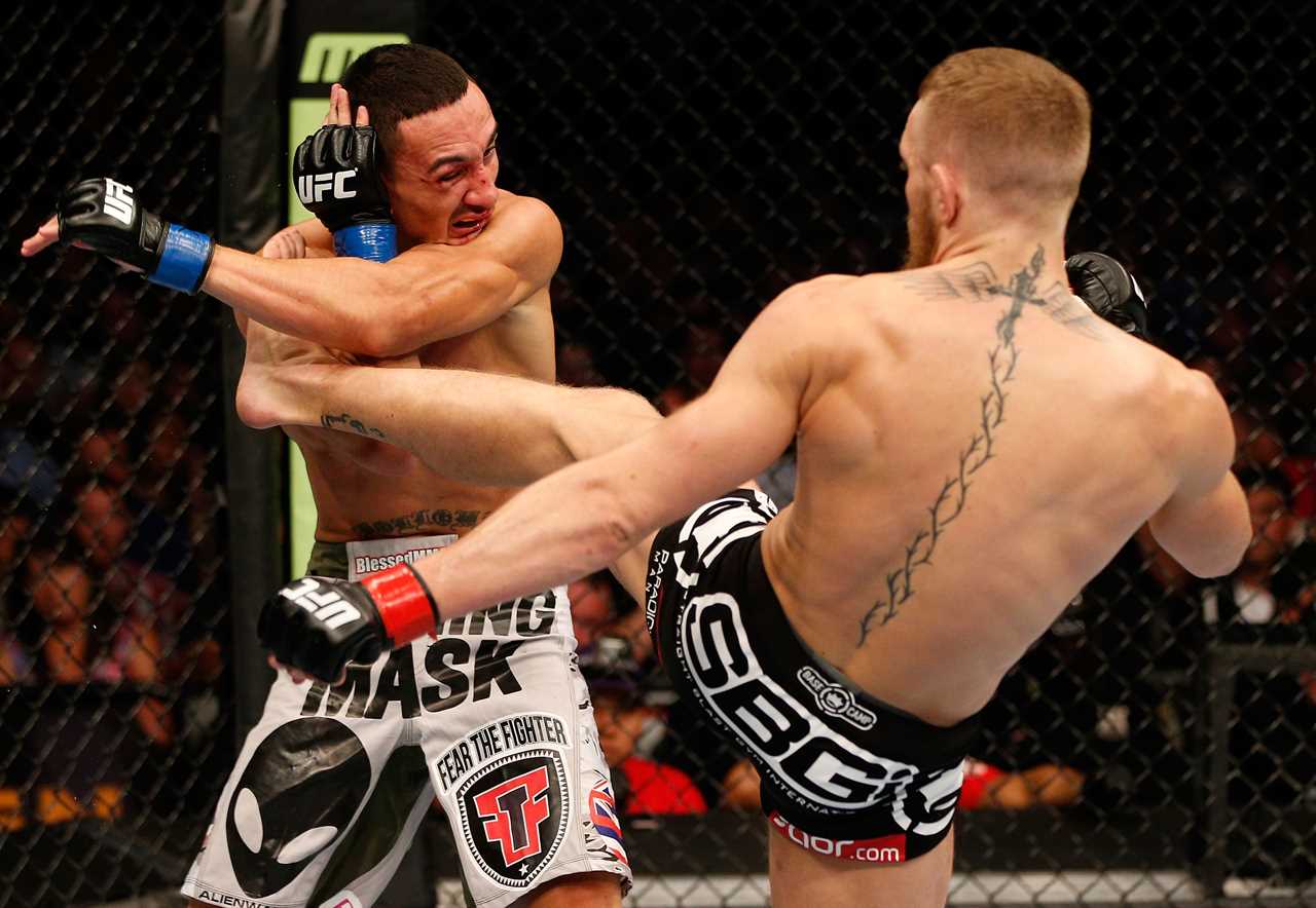Conor McGregor and Max Holloway set their sights on a blockbuster rematch. A menacing video shows Conor McGregor attempting to take down a former UFC competitor