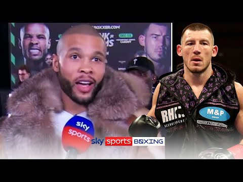It's EMBARRASSING!  Chris Eubank Jr reacts to Liam Williams' taunts at press conference