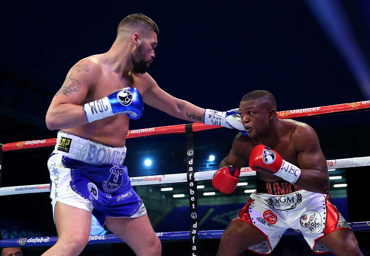 Tony Bellew KNOCKS Ilunga Makabu out of Canelo Alvarez's next fight for the world title at Goodison Park.