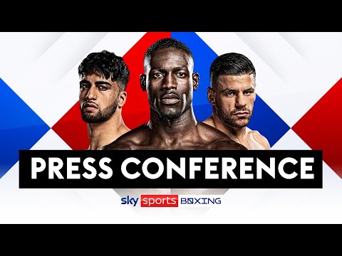 LIVE PRESS CONFERENCE Riakporhe vs Durodola/Marku & Burton/Azziz Wembley Fight Night