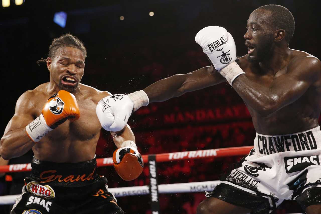 Terence Crawford defeats Shawn Porter in round 10, after TWO knockdowns, before Errol Spence calls out the welterweight star