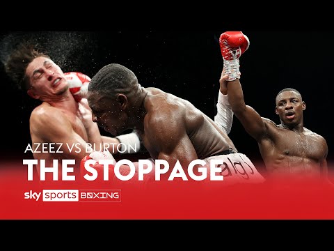 BRUTAL STOPAGE In round 7, Hosea Burton is stopped by Dan Azeez!