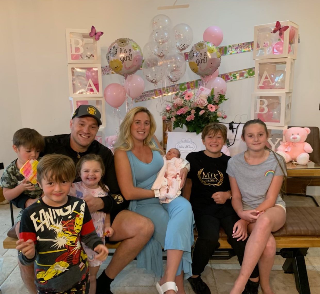 Paris, Tyson Fury's spouse, jokes that first-class passengers on planes 'dread sitting next to them and their children'
