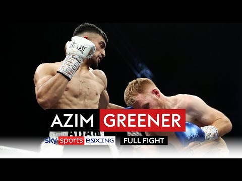 FULL FIGHT Adam Azim vs StuGreener Knockout finish, followed by a backflip