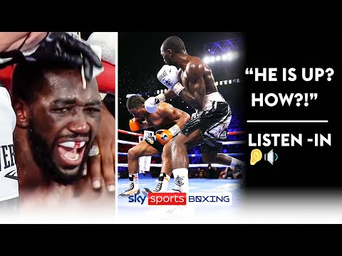 This is what Terence Crawford said in his corner just moments before he stopped Shawn Porter
