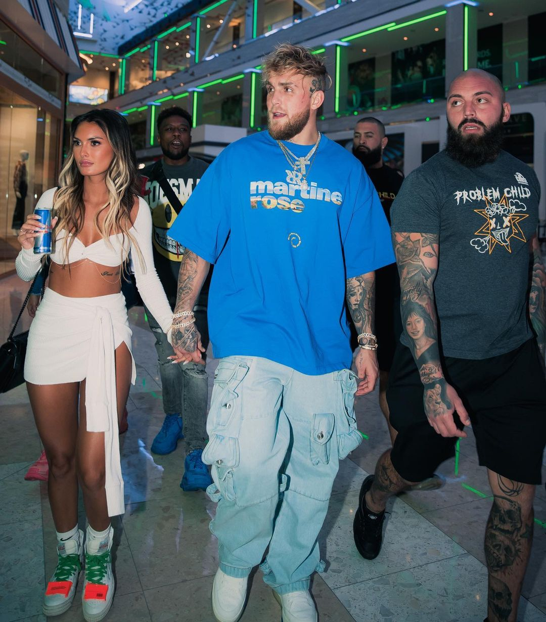 Tyson Fury jokes that Tommy's rival Jake Paul would 'better keep girlfriend Julia Rose under a LEASH, because big T's are in town'