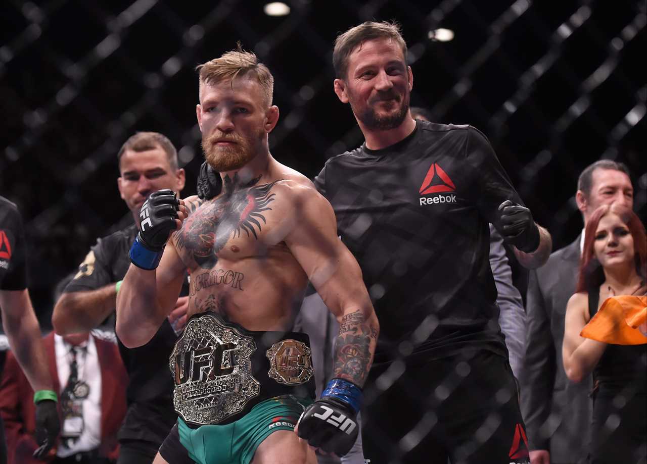 Conor McGregor's coach wants Max Holloway to be the catchweight fighter after Notorious' plans for a blockbuster UFC rematch