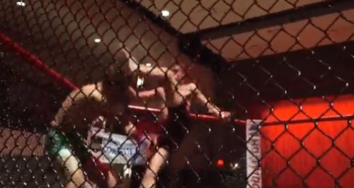 I almost puked - A shocking moment in which a MMA fighter breaks his leg after sustaining a horrific injury from a head kick.
