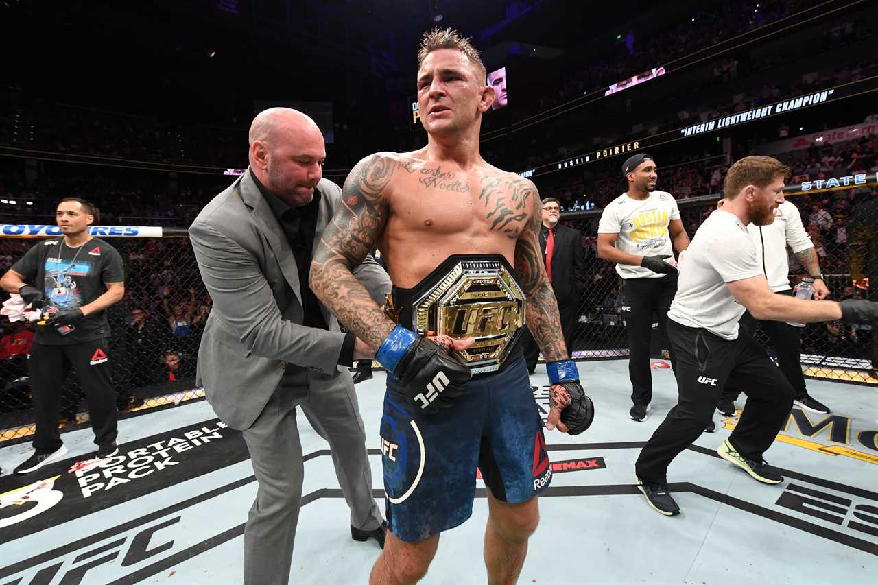 After beating Charles Oliveira at UFC 264, Dustin Poirier declares his retirement and teases a shock move to welterweight