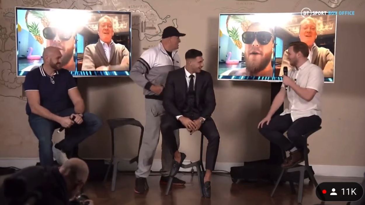 John Fury leaves Tyson after his vile outburst against Jake Paul, ahead of his fight with Tommy