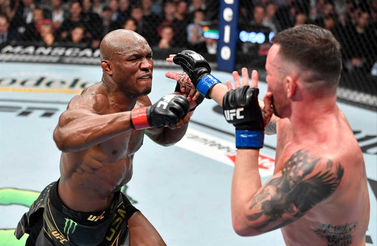 Kamaru Usman says he broke his hand by hitting Justin Gaethje headfirst three weeks prior to Colby Covington UFC fight