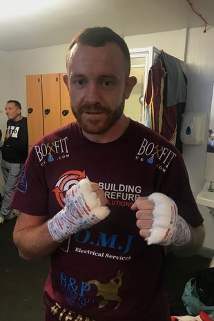 Mark Little, a professional boxer, sheds 11 STONE while trying to improve his cruiserweight record.