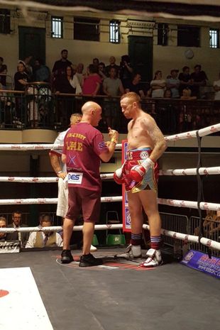 Mark Little, a professional boxer, sheds 11 STONE while trying to improve his cruiserweight record.