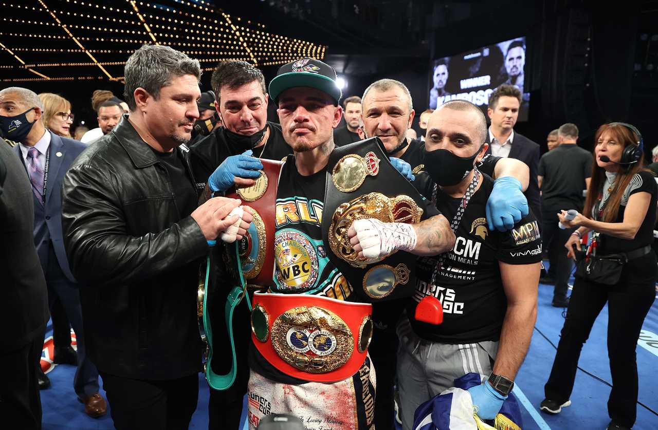 George Kambosos Jr defeats Teofimo Lozano to be the unified lightweight champion in upsets of the year