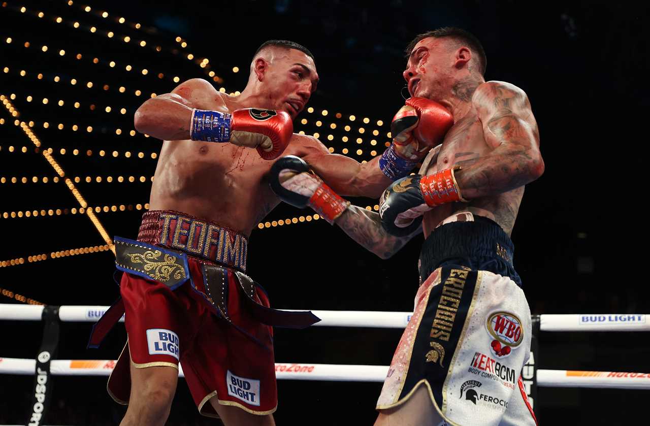 George Kambosos Jr defeats Teofimo Lozano to be the unified lightweight champion in upsets of the year