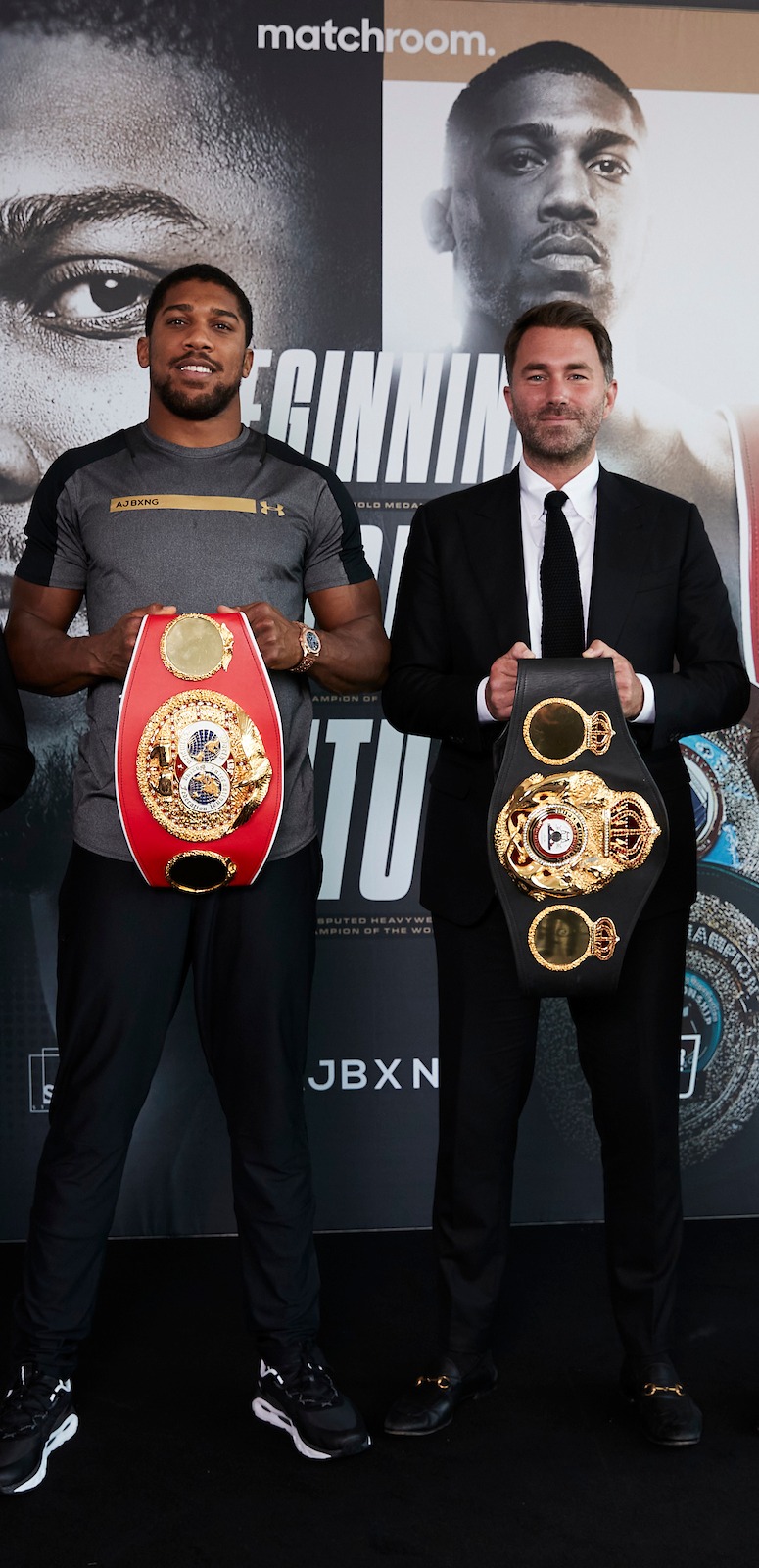 Eddie Hearn insists that he still talks with Anthony Joshua 'everyday' after being unfollowed by the ex-champ on Social Media