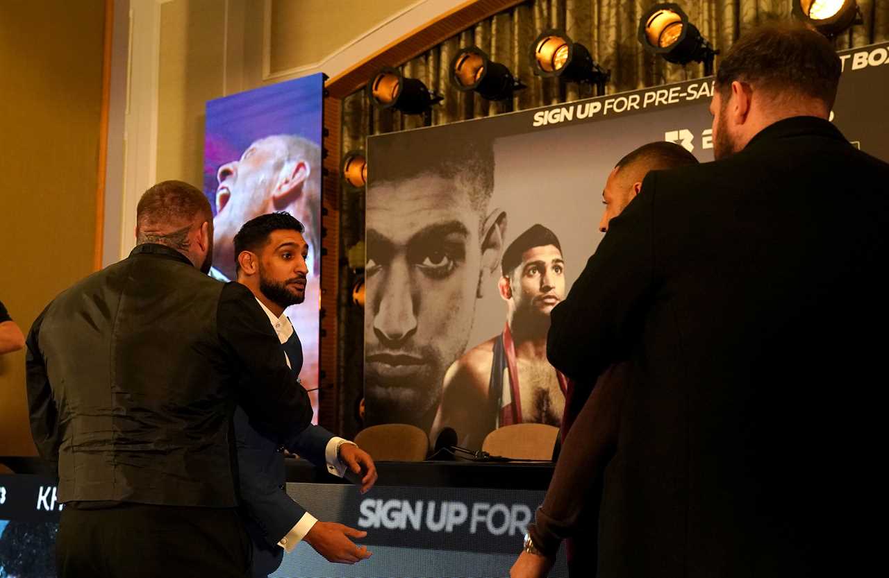 Sky Sports must apologize after Amir Khan's and Kell Brook were pulled apart in a foul-mouthed faceoff
