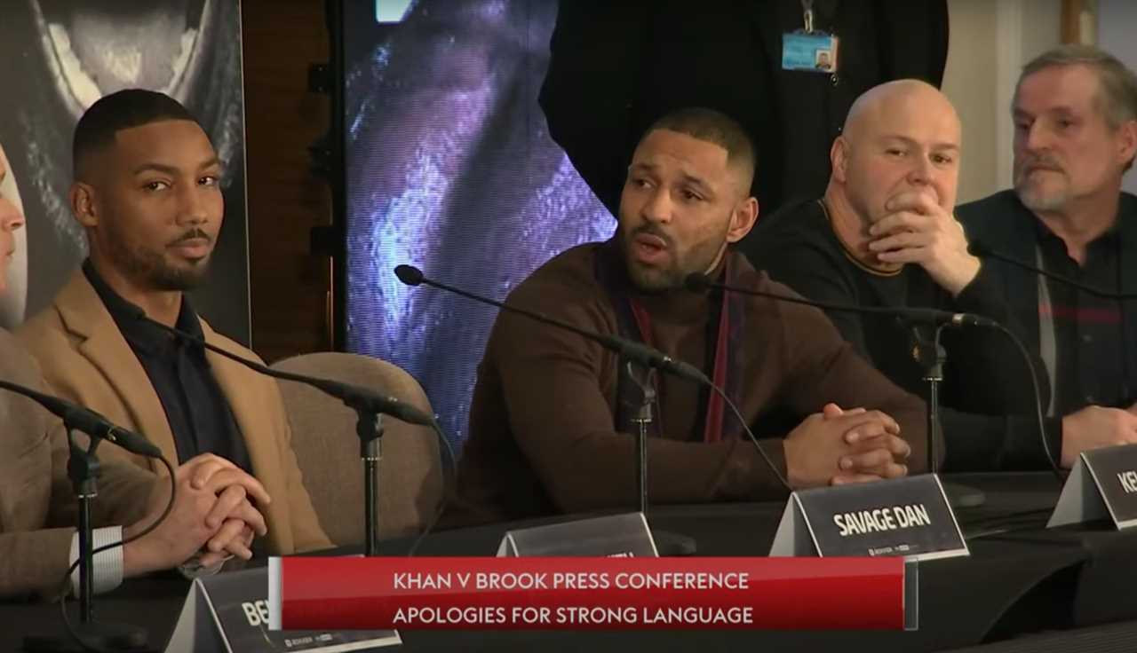 Sky Sports must apologize after Amir Khan's and Kell Brook were pulled apart in a foul-mouthed faceoff