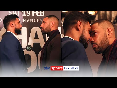 Amir Khan and Kell Brook must be separated in a fiery face-off
