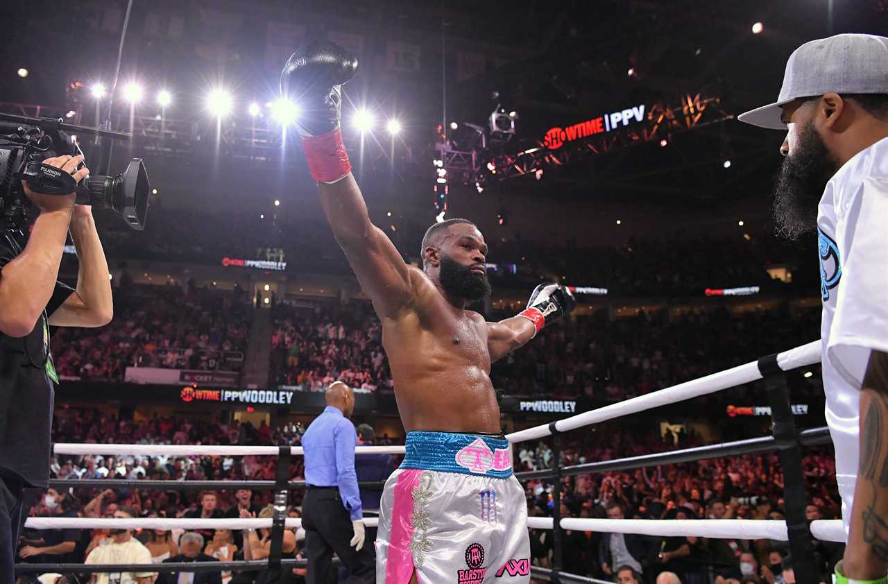 Tyron Woodley called Jake Paul a bitch for not agreeing to a rematch with Tommy Fury, an ex-UFC champ