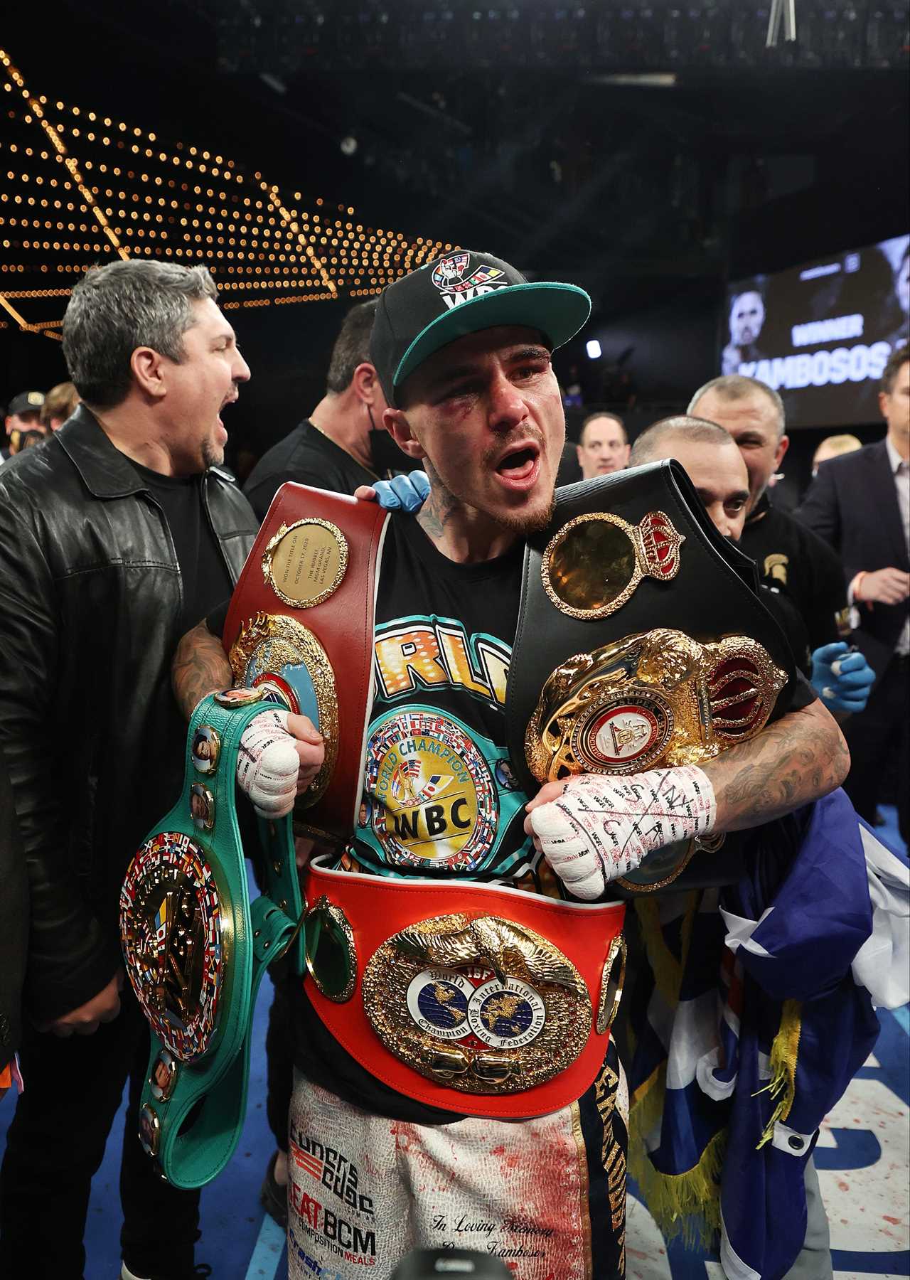 Eddie Hearn condemns Teofimo Lopez's delusional dad, after he blames the promoter for his son's shocking defeat to George Kambosos Jr.