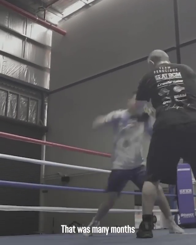 That wasn't a lucky shot - Watch Kambosos perform the exact same punch as Lopez in incredible training footage