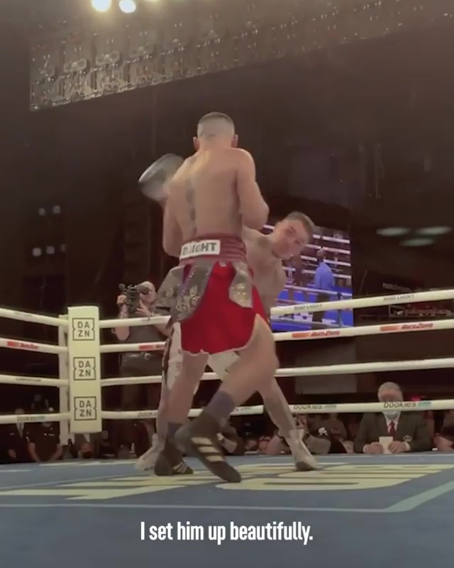 That wasn't a lucky shot - Watch Kambosos perform the exact same punch as Lopez in incredible training footage