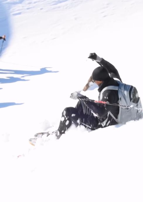 Watch Anthony Joshua take a skiing trip in the USA... and a heavyweight star takes a hilarious tumble in the snow