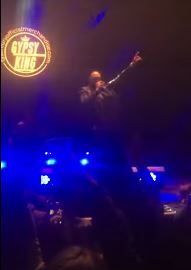 Tyson Fury performs X-rated song about Anthony Joshua during his UK homecoming tour. He taunts his rival