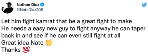 Conor McGregor accepts the UFC fight challenge against KhamzatChimaev, issued by Nate Diaz. Before deleting tweet