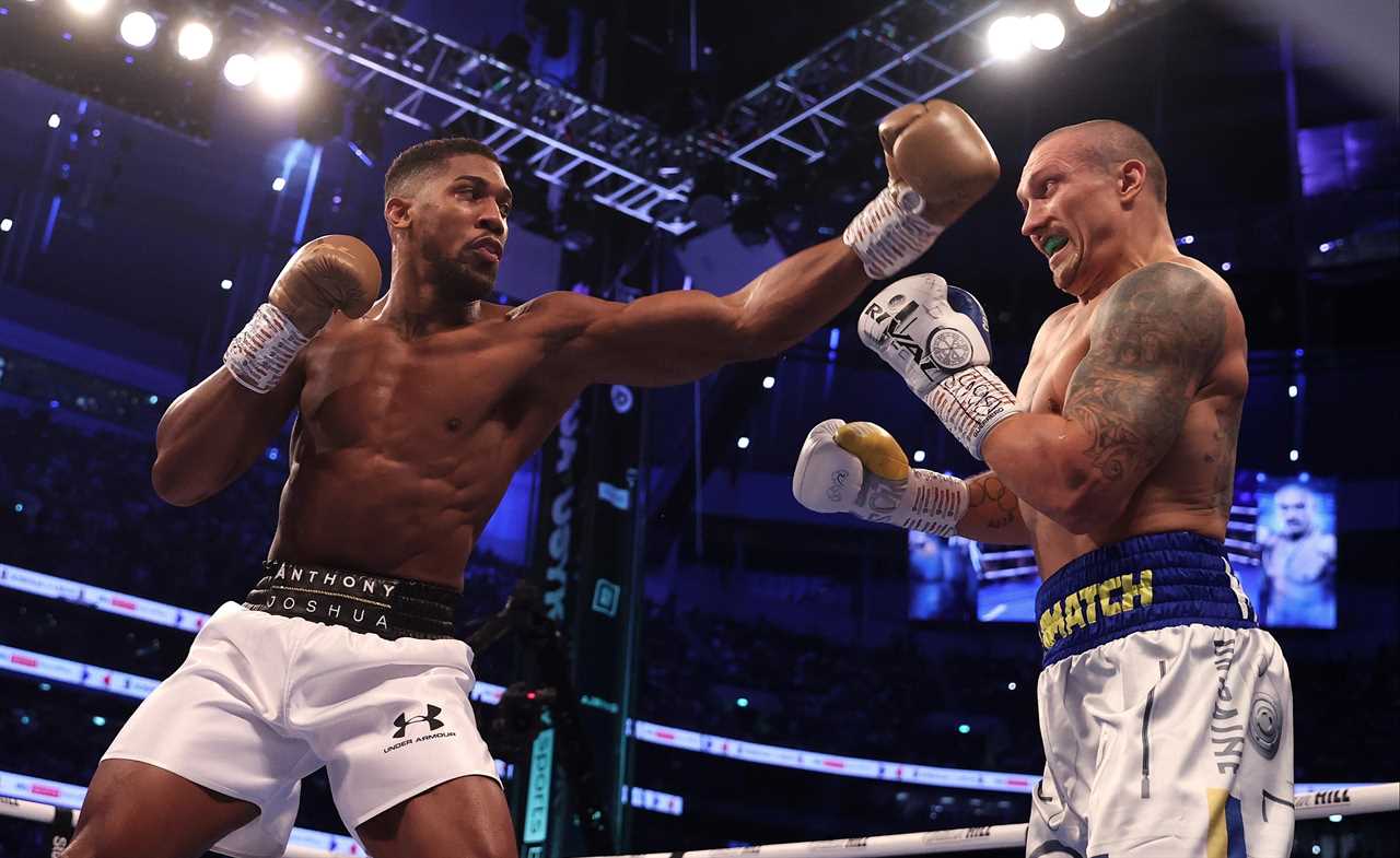 Eddie Hearn shows how much Anthony Joshua would like to be allowed to stand aside and let Tyson Fury fight Usyk.