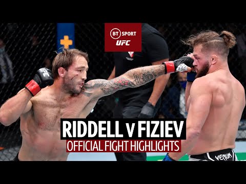 Brad Riddell v Rafael Fiziev Crazy-wheel-kick KO