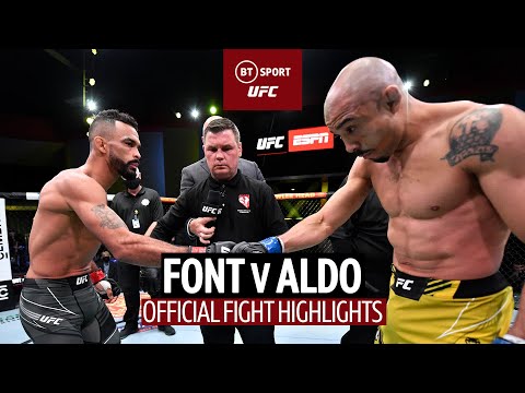 Rob Font vs Jose Aldo Vintage From the King of Rio!