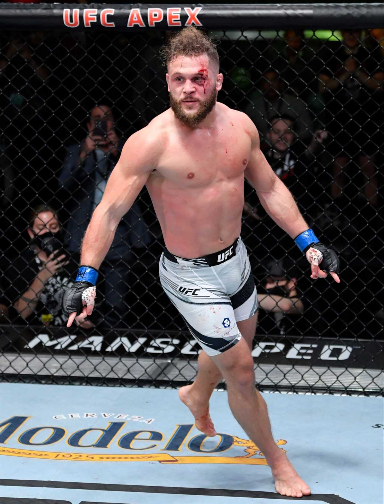 UFC star Rafael Fiziev leaves Brad Riddell in a brutal KOd, while STANDING with a brutal spinning wheel kick