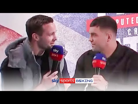 I'm going punch your head in! An angry exchange between Jack Catterall and Josh Taylor