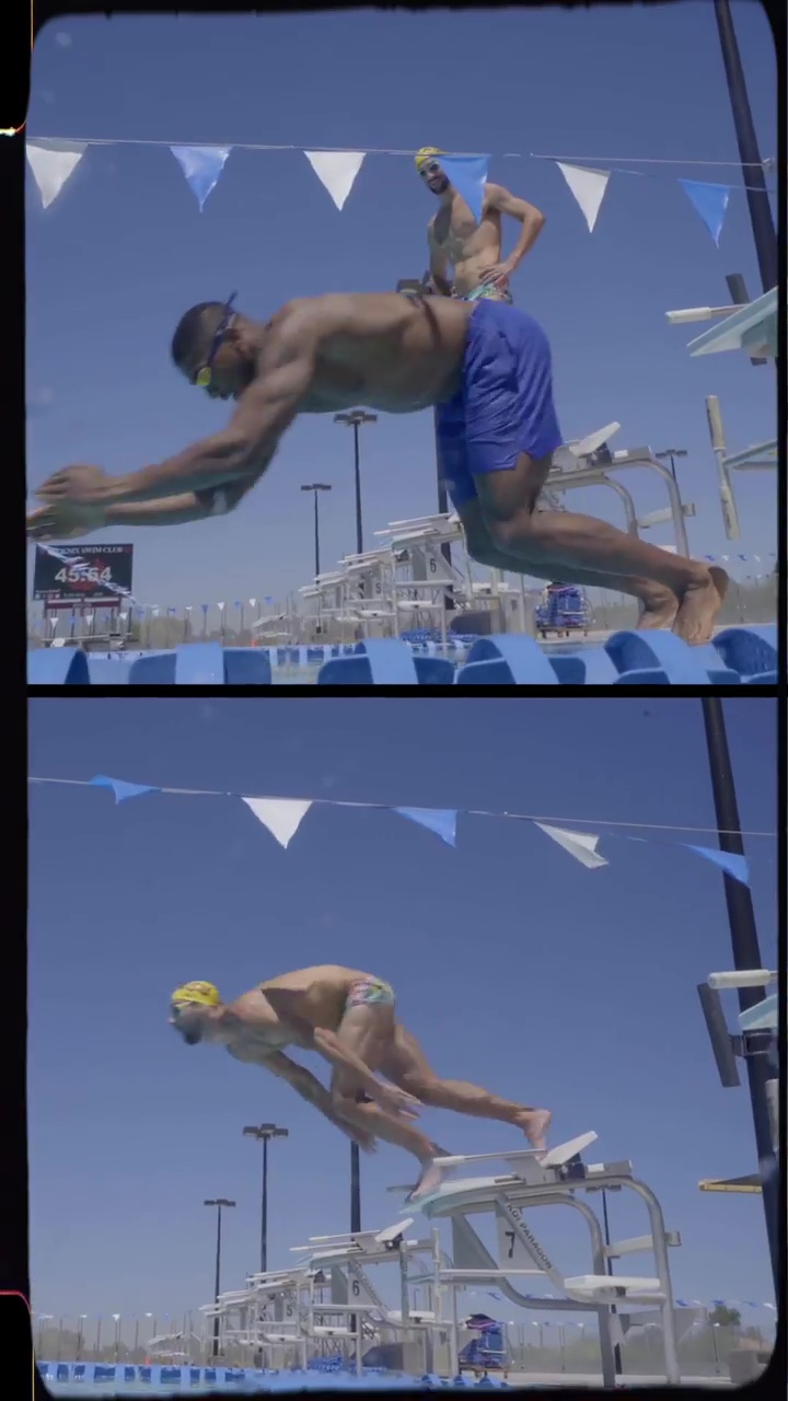 As Michael Phelps, Olympic champion Anthony Joshua races, Adam Peaty makes jokes about how he needs to improve his diving