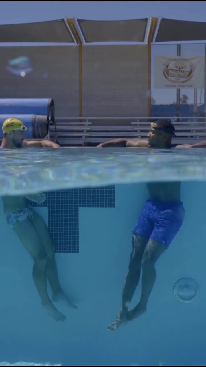 As Michael Phelps, Olympic champion Anthony Joshua races, Adam Peaty makes jokes about how he needs to improve his diving